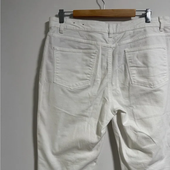 Talbots Simply Flattering White Denim Pants - Picture 10 of 16